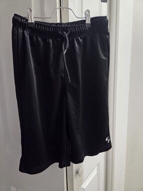 Lacoste Black Athletic Drawstring Shorts